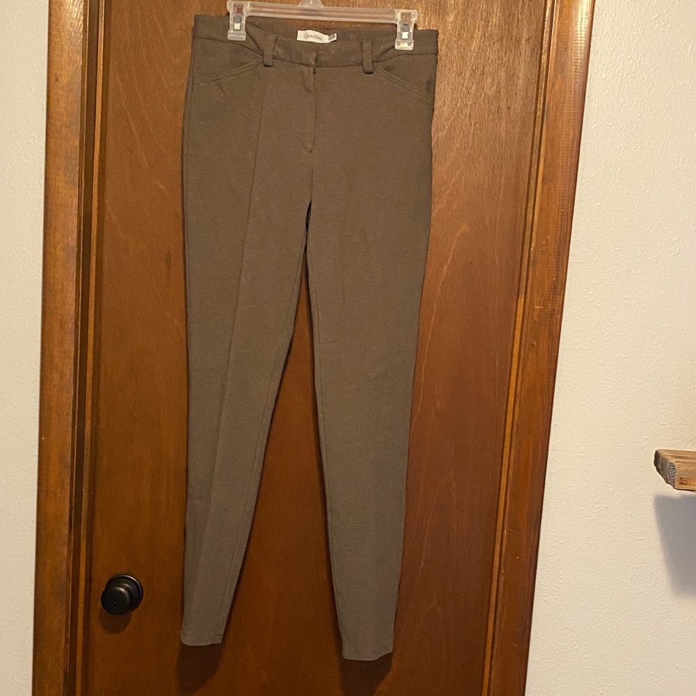 Calvin Klein Brown Skinny Pants